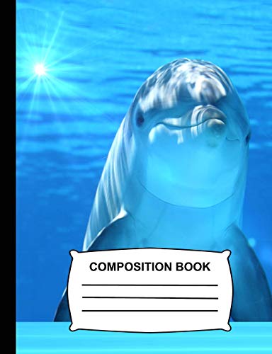 9781726421775: Composition Book: Unruled Blank Sketch Paper - Dolphin Sketchbook for kids, Drawing Notebook for kids, school & art class stationary (Ocean Life)