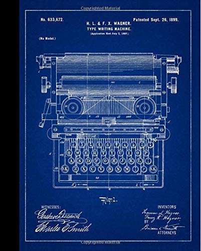 Beispielbild fr Notebook: Typewriter College Ruled Notebook for Girls | Teens | Kids | School | Notes | Journal | 120 Pages: Volume 1 (Premium Notebooks) zum Verkauf von Revaluation Books