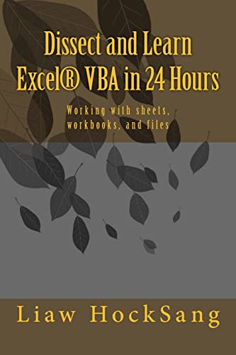 Stock image for Dissect and Learn Excel(R) VBA in 24 Hours for sale by PBShop.store US