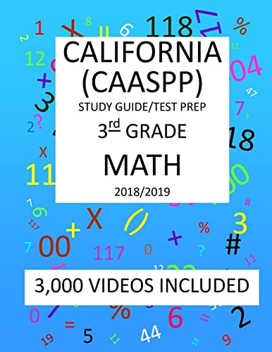 

3rd Grade California Caaspp, Math, Test Prep - 2019 : 3rd Grade California Assessment of Student Performance and Progress Math Test Prep/Study Guide