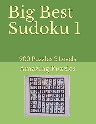 Imagen de archivo de Big Best Sudoku 1: 900 Puzzles 3 Levels a la venta por THE SAINT BOOKSTORE