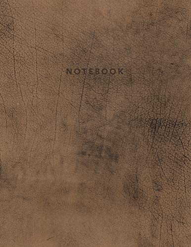 9781726679510: Notebook: Beautiful brown buffalo leather style | 150 College-ruled lined pages 8.5 x 11 (Leather Collection)