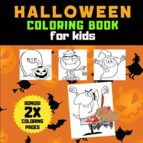 Stock image for Halloween Coloring Book for Kids (Children's Halloween Books) for sale by WorldofBooks