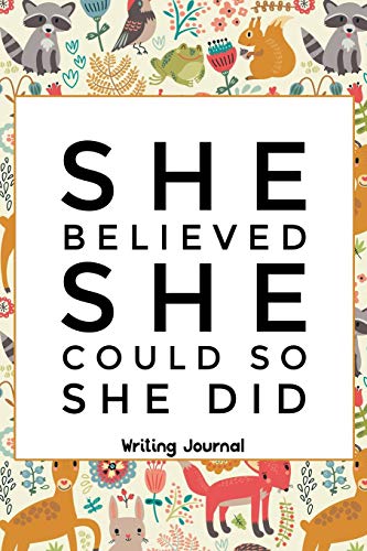 Imagen de archivo de She Believed She Could So She Did- Writing Journal: Lined Paper Notebook [Soft Cover ] a la venta por booksXpress