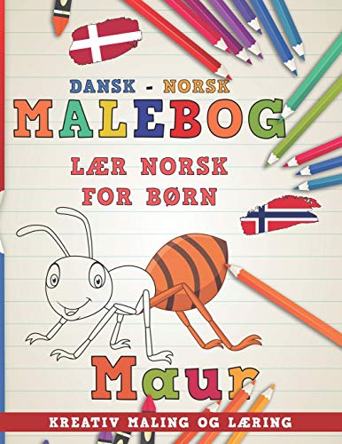 Stock image for Malebog Dansk - Norsk I lær norsk for børn I Kreativ maling og læring (Lære sprog) (Danish Edition) [Soft Cover ] for sale by booksXpress