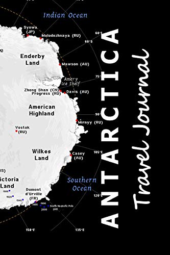 Stock image for Antarctica Travel Journal (Map-Themed Travel Diaries) for sale by Hawking Books