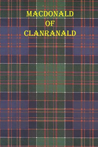 Beispielbild fr MacDonald of Clanranald zum Verkauf von THE SAINT BOOKSTORE