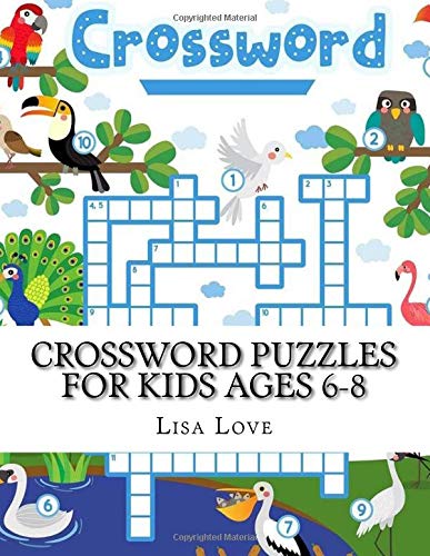 Stock image for Crossword Puzzles For Kids Ages 6-8: Easy Crossword Puzzle Books (Kids Crossword and Word Search Books) for sale by Revaluation Books