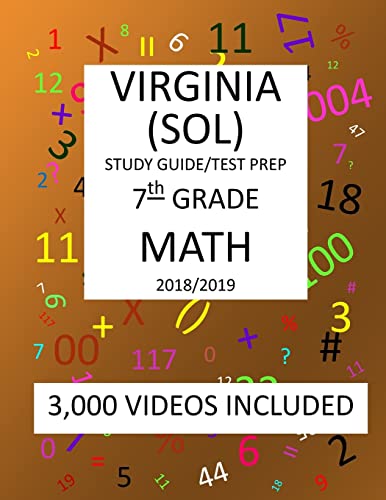 

7th Grade Virginia Sol, 2019 Math, Test Prep : 7th Grade Virginia Standards of Learning 2019 Math Test Prep