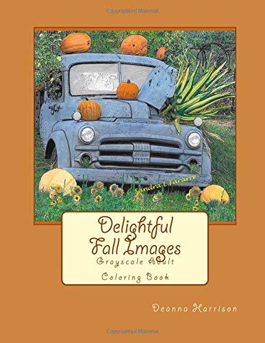 Beispielbild fr Delightful Fall Images: Grayscale Adult Coloring Book zum Verkauf von Revaluation Books