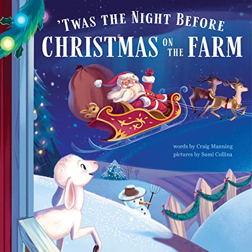 Beispielbild fr Twas the Night Before Christmas on the Farm zum Verkauf von Better World Books