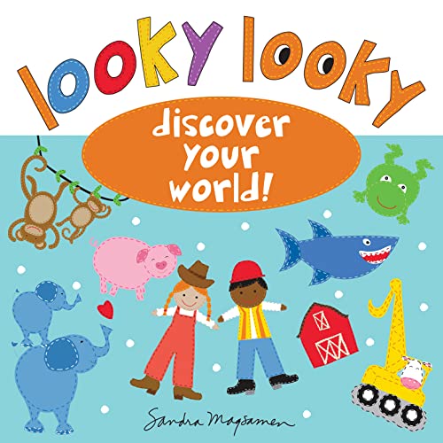 Beispielbild fr Looky Looky: A Sweet, Interactive Hide and Seek Adventure Picture Book for Kids (Featuring Farm and Baby Animals, Ocean Themes, Things That Go, and More!) (Looky Looky Little One) zum Verkauf von HPB-Blue