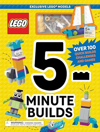 9781728220598: LEGO Books. 5-Minute Builds: 100+ Quick Model Build Ideas, Basic Brick Kit, and Awesome Activities to Inspire Imagination and Creativity!