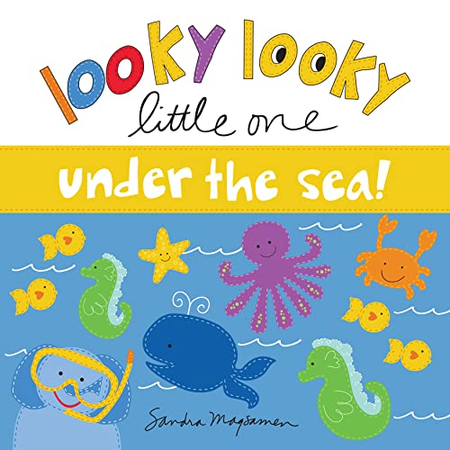 Beispielbild fr Looky Looky Little One Under the Sea: A Sweet and Interactive Seek and Find Ocean Adventure for Babies and Toddlers (featuring adorable dolphins, fish, sharks, and more!) zum Verkauf von HPB-Diamond