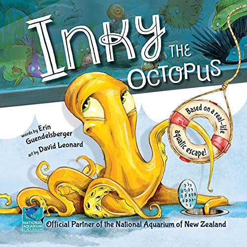 Imagen de archivo de Inky the Octopus: The Official Story of One Brave Octopus' Daring Escape (Includes Marine Biology Facts for Fun Early Learning!) a la venta por BooksRun