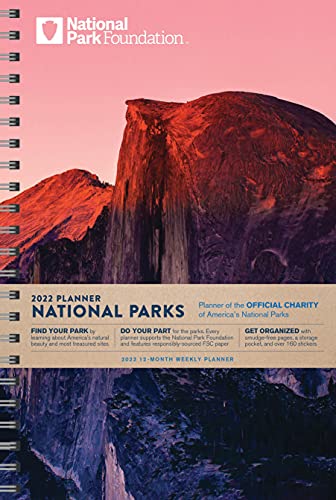 Beispielbild fr 2022 National Park Foundation Planner: 12-Month Engagement Nature Calendar (Monthly, Weekly Planner With Stickers, Thru December 2022) zum Verkauf von BooksRun