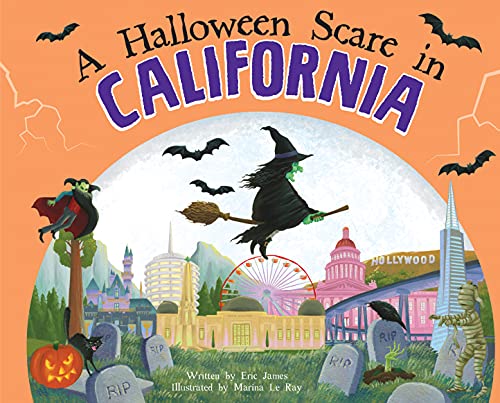 Stock image for A Halloween Scare in California: A Trick-or-Treat Gift for Kids for sale by Jenson Books Inc