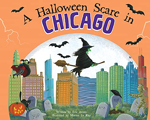Beispielbild fr A Halloween Scare in Chicago: A Trick-or-Treat Gift for Kids zum Verkauf von Dream Books Co.