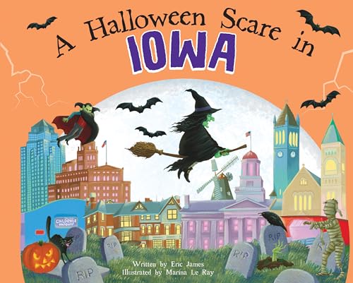 Imagen de archivo de A Halloween Scare in Iowa: A Trick-or-Treat Gift for Kids a la venta por BooksRun