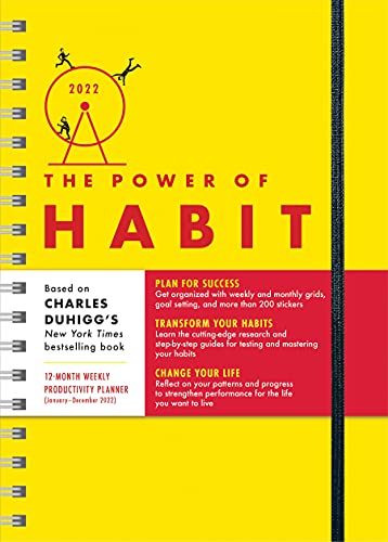 Stock image for 2022 Power of Habit Planner: A 12-Month Productivity Organizer to Master Your Habits and Change Your Life (Weekly Motivational Personal Development Planner with Habit Trackers and Stickers) for sale by Once Upon A Time Books