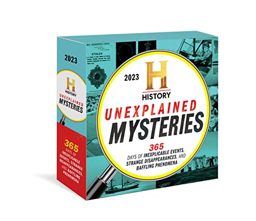 Beispielbild fr 2023 History Channel Unexplained Mysteries Boxed Calendar: Inexplicable Events, Strange Disappearances, Baffling Phenomena (Daily Desk Gift for True Crime Fans) (Moments in HISTORY Calendars) zum Verkauf von Red's Corner LLC