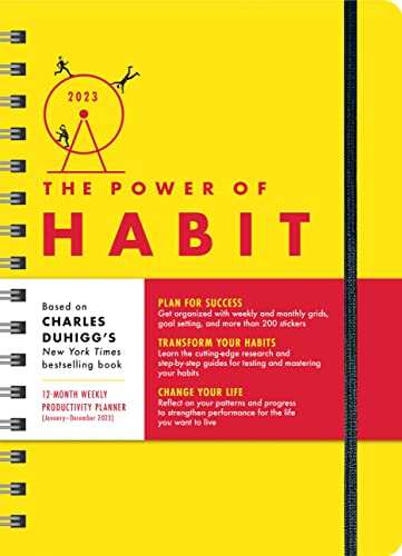Stock image for 2023 Power of Habit Planner: A 12-Month Productivity Organizer to Master Your Habits and Change Your Life for sale by SecondSale