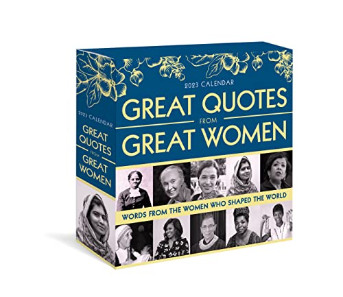 2023 Great Quotes From Great Women Boxed Calendar  365 Days of Inspiration from Women Who Shaped the World  Daily Desk Gift for Her 