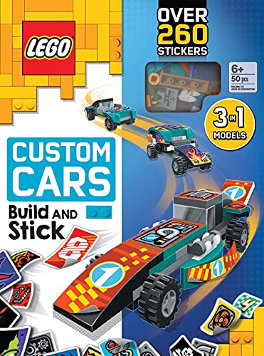9781728257914: Lego(r) Books. Build and Stick: Custom Cars