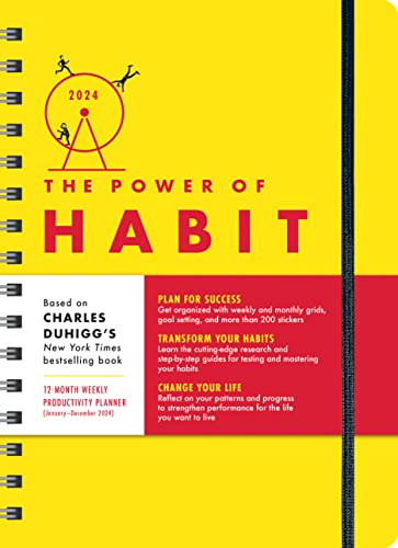 Stock image for 2024 Power of Habit Planner: A 12-Month Productivity Organizer to Master Your Habits and Change Your Life for sale by GF Books, Inc.