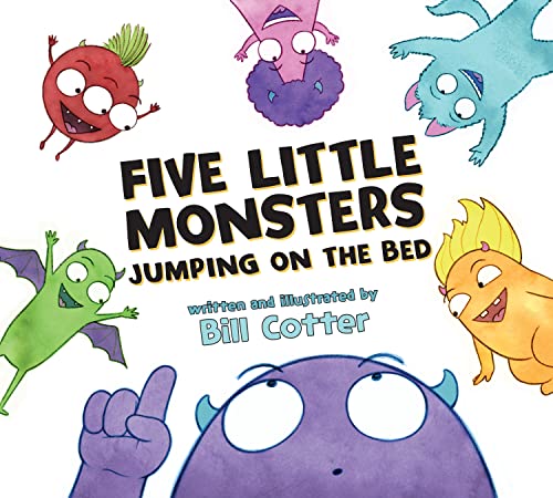 9781728262628: Five Little Monsters Jumping on the Bed