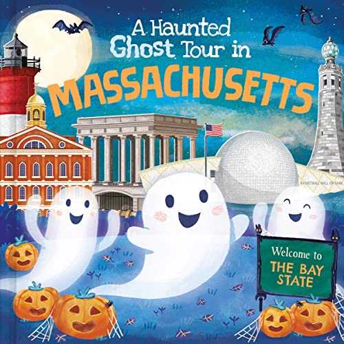 Stock image for A Haunted Ghost Tour in Massachusetts: A Funny, Not-So-Spooky Halloween Picture Book for Boys and Girls 3-7 for sale by Red's Corner LLC