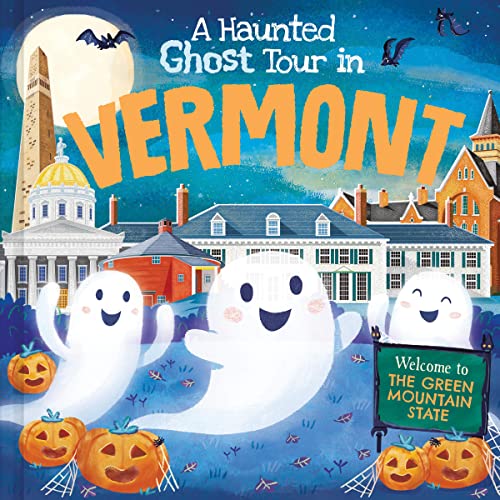 Stock image for A Haunted Ghost Tour in Vermont: A Funny, Not-So-Spooky Halloween Picture Book for Boys and Girls 3-7 [Hardcover] Martin, Louise and Tafuni, Gabriele for sale by Lakeside Books