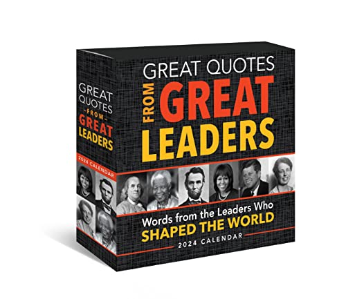 9781728268057: 2024 Great Quotes From Great Leaders Boxed Calendar: 365 Inspirational Quotes From Leaders Who Shaped the World (Daily Calendar, Office Desk Gift for Him or Her)