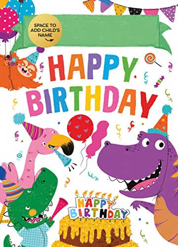 Stock image for Happy Birthday: Personalized Fill-in-the-Blank Book (Greeting Card or Gift for Kids) for sale by Red's Corner LLC