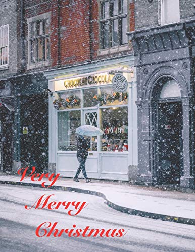 9781728702599: Very Merry Christmas: Christmas Journal Notebook book express your thoughts experiences and observations college ruled Interior for men woman boys’ and girls