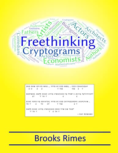 Imagen de archivo de Freethinking Cryptograms a la venta por SecondSale