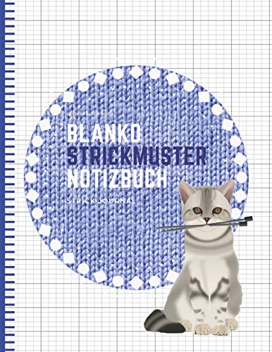 Stock image for Blanko Strickmuster Notizbuch: Strickpapier Buch, Strick Journal, Verhältnis 2:3 (German Edition) [Soft Cover ] for sale by booksXpress