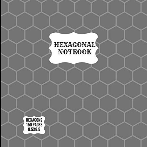 9781729302118: Hexagonal Notebook:: Large Hexagons Notebook 150 pages 8.5 x 8.5 inches