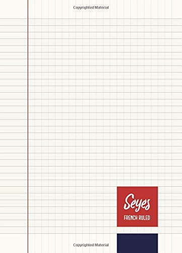 9781729780763: Seyes French Ruled Notebook - Journal - A4 - Creme Paper: To Write In - 8mm Lining Handwriting Paper | 110 Pages | Perfect Binding | Durable Softcover