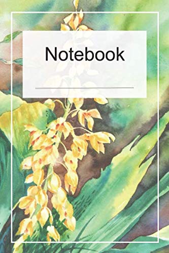 Stock image for Notebook: Journal, Diary, 100 pages, 6x9 inches, watercolor plant print cover (Watercolor Plants) for sale by Revaluation Books