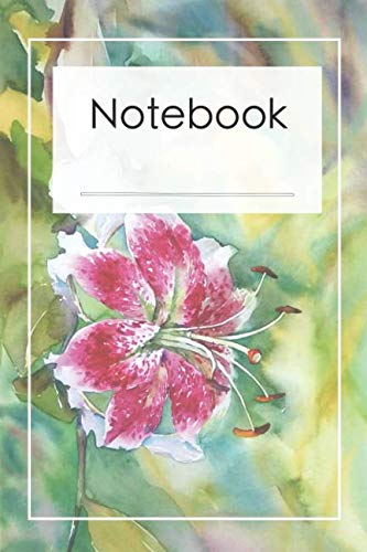 Stock image for Notebook: Journal, Diary, 100 pages, 6x9 inches, watercolor plant print cover (Watercolor Plants) for sale by Revaluation Books