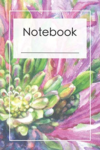 Stock image for Notebook: Journal, Diary, 100 pages, 6x9 inches, watercolor plant print cover (Watercolor Plants) for sale by Revaluation Books