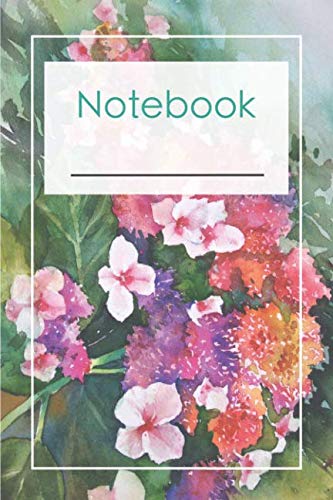 Stock image for Notebook: Journal, Diary, 100 pages, 6x9 inches, watercolor plant print cover (Watercolor Plants) for sale by Revaluation Books