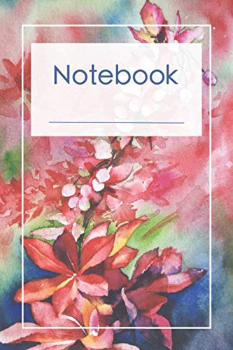 Stock image for Notebook: Journal, Diary, 100 pages, 6x9 inches, watercolor plant print cover (Watercolor Plants) for sale by Revaluation Books