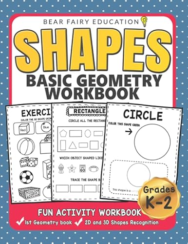 Imagen de archivo de Shapes Basic Geometry Workbook Grades K-2 (Education Workbook) a la venta por SecondSale