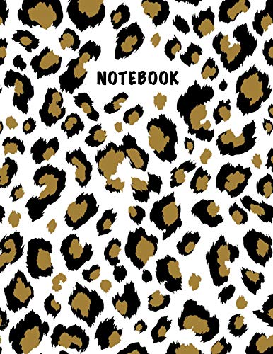 Beispielbild fr Notebook: Composition Book, Journal (8.5 x 11 inches, 120 Pages, Lined Paper) Leopard Print Design-Classic zum Verkauf von Ergodebooks