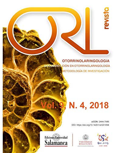 Stock image for Revista ORL: Vol. 9, nm. 4 (2018) for sale by Revaluation Books