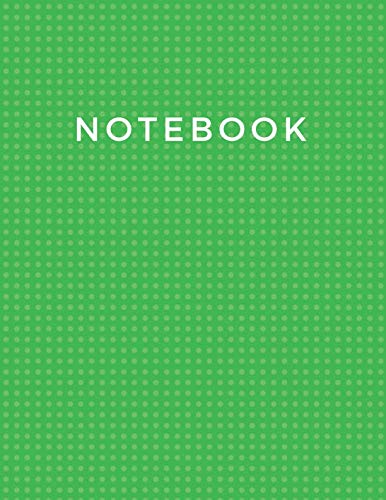 Beispielbild fr Notebook: Dot Grid Notebook Large 8.5 x 11 inches - 4 Dots Per Inch - 110 Dotted Pages - Soft Cover - Green Dotted Notebook/Journal zum Verkauf von Revaluation Books