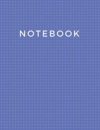Stock image for Notebook: Dot Grid Notebook Large 8.5 x 11 inches - 4 Dots Per Inch - 110 Dotted Pages - Soft Cover - Blue Dotted Notebook/Journal for sale by Revaluation Books