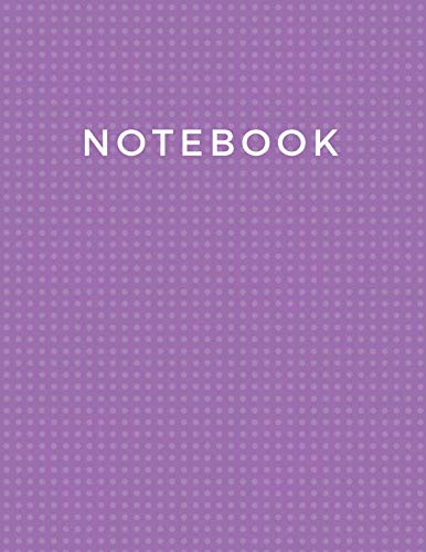 Stock image for Notebook: Dot Grid Notebook Large 8.5 x 11 inches - 4 Dots Per Inch - 110 Dotted Pages - Soft Cover - Lilac Purple Dotted Notebook/Journal for sale by Revaluation Books